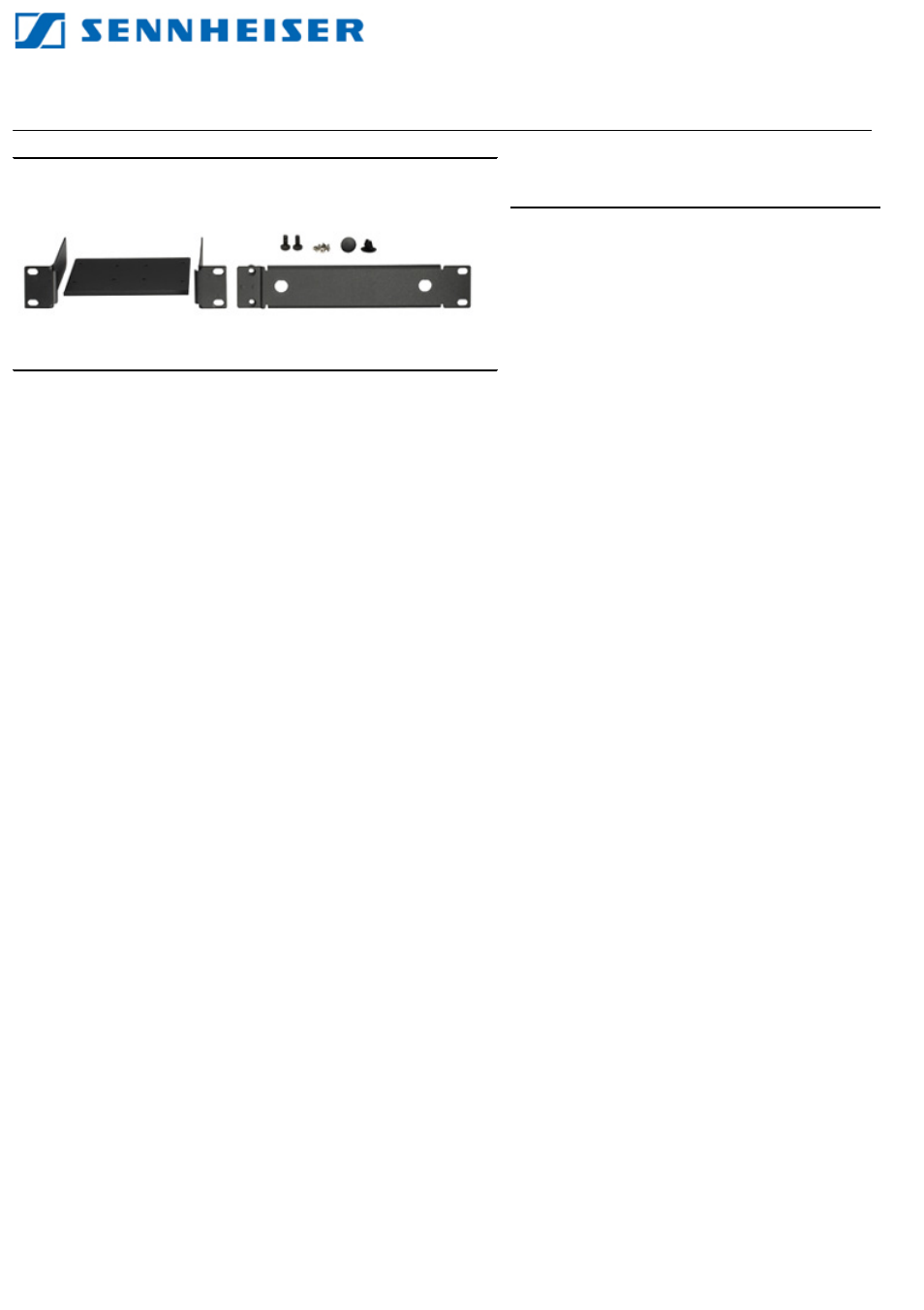 Sennheiser GA 2 User Manual | 1 page