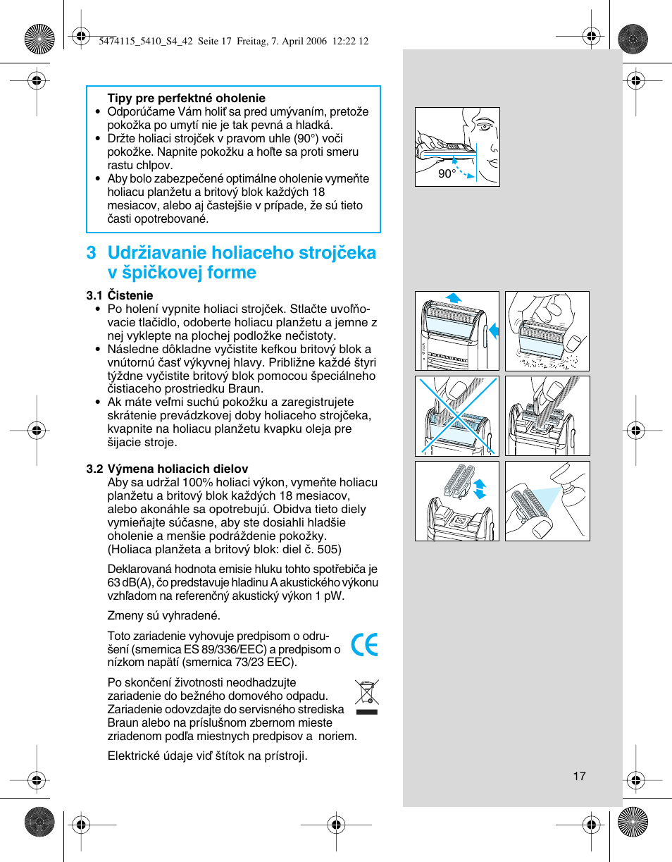 Braun 5410 User Manual | Page 17 / 36