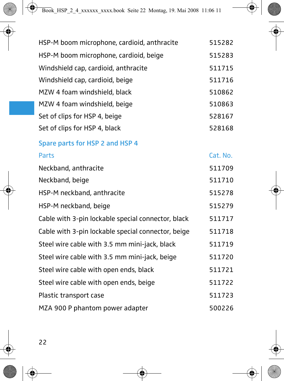 Sennheiser HSP 4  EN User Manual | Page 23 / 29