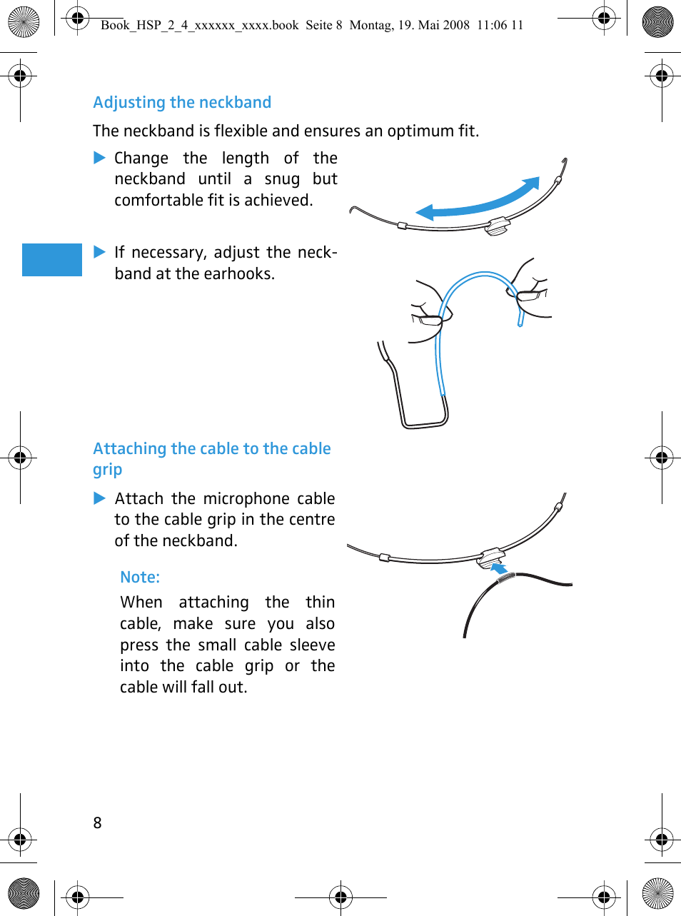 Sennheiser HSP 4  EN User Manual | Page 9 / 29