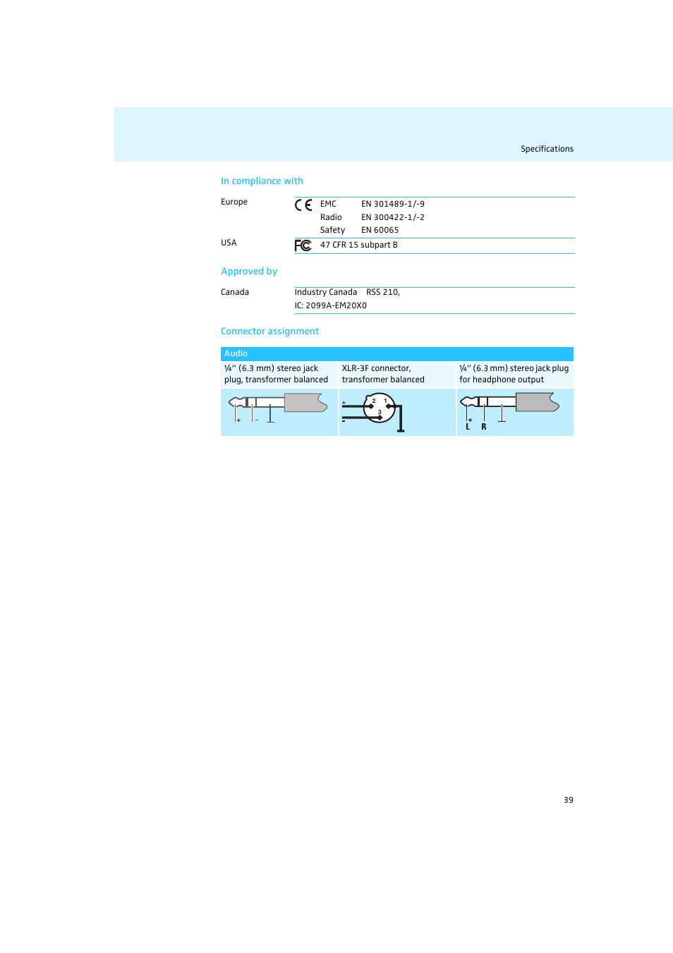 Sennheiser Rack-mount Receivers EM 2050 User Manual | Page 40 / 44