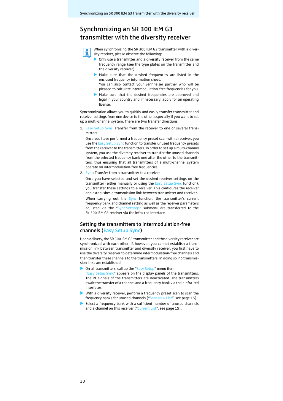 Sennheiser EK 300 IEM User Manual | Page 21 / 29