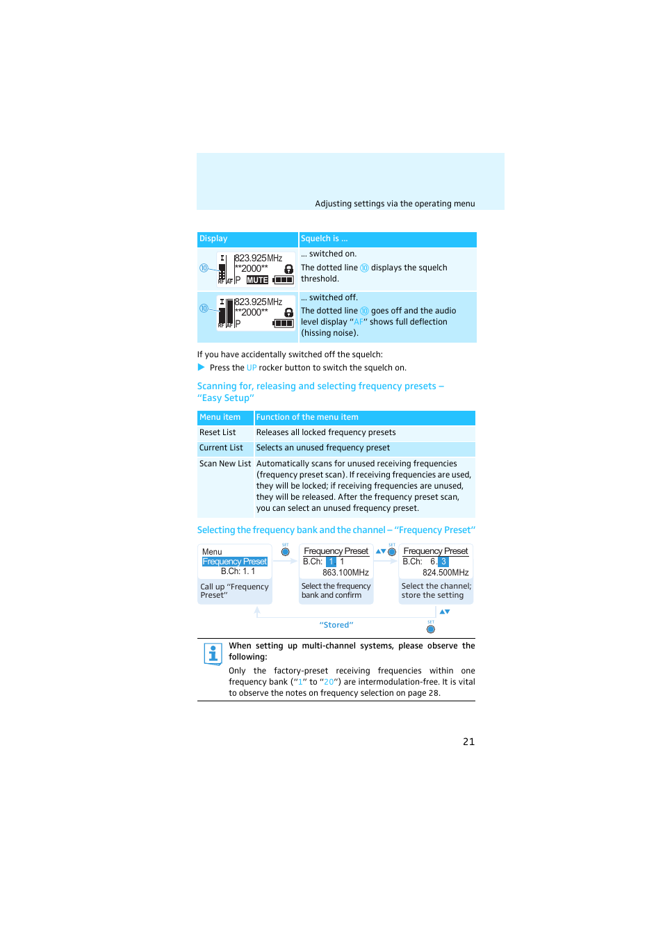 Sennheiser EK 2000 IEM User Manual | Page 22 / 41