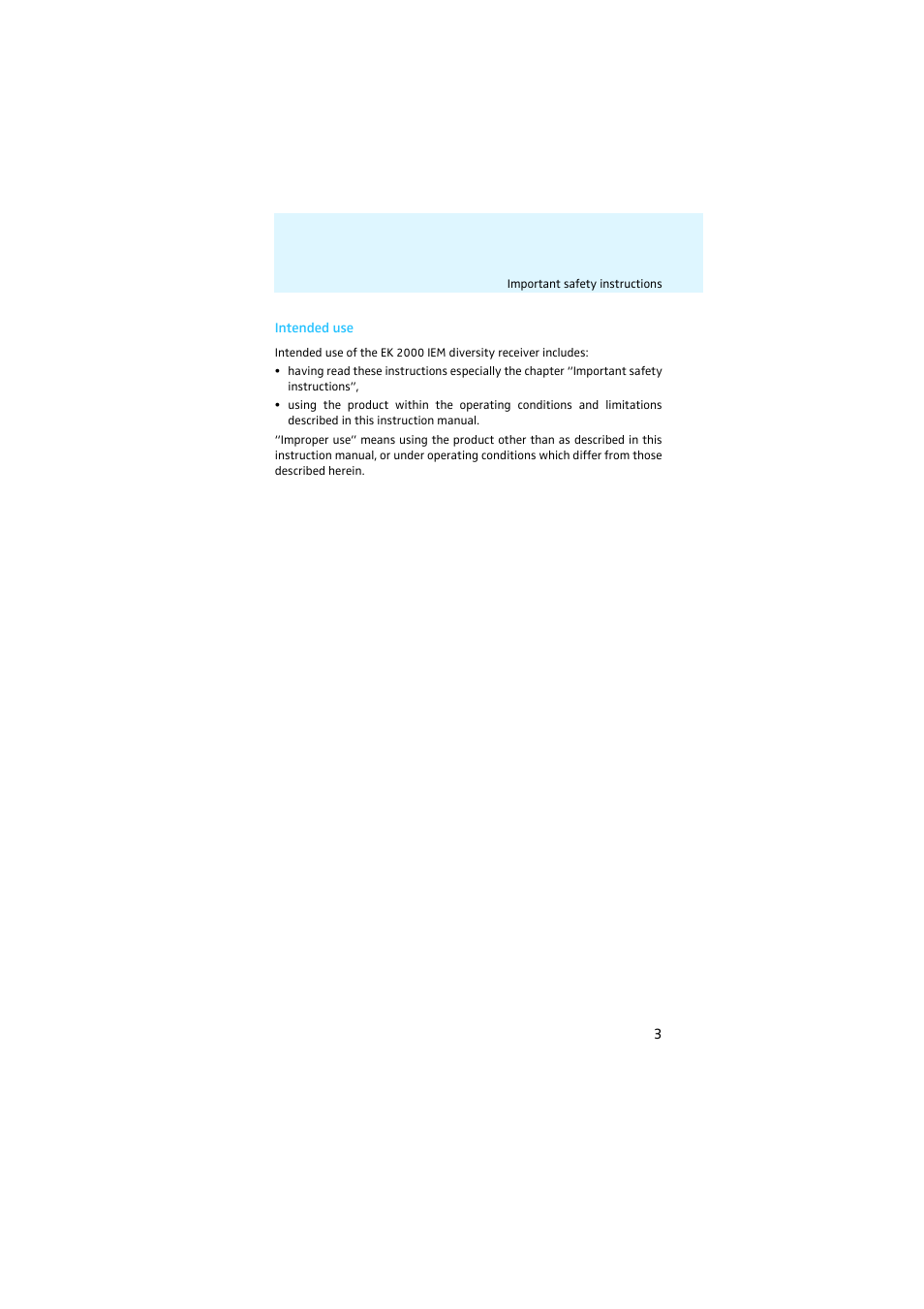 Sennheiser EK 2000 IEM User Manual | Page 4 / 41