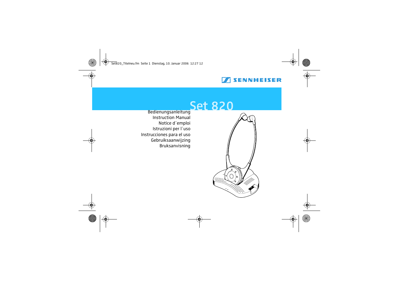 Sennheiser Set 820 User Manual | 148 pages