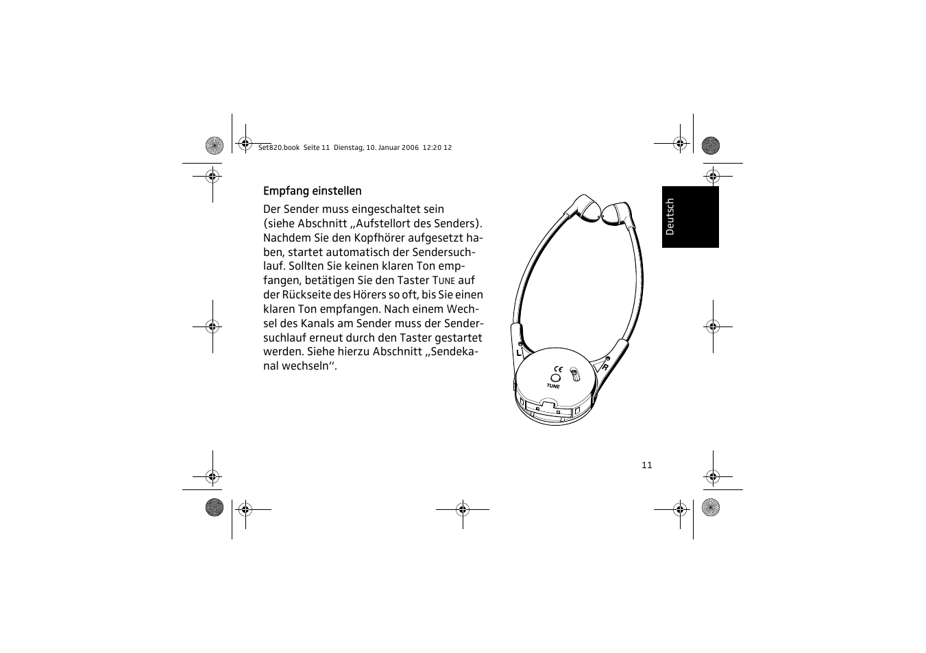 Sennheiser Set 820 User Manual | Page 11 / 148