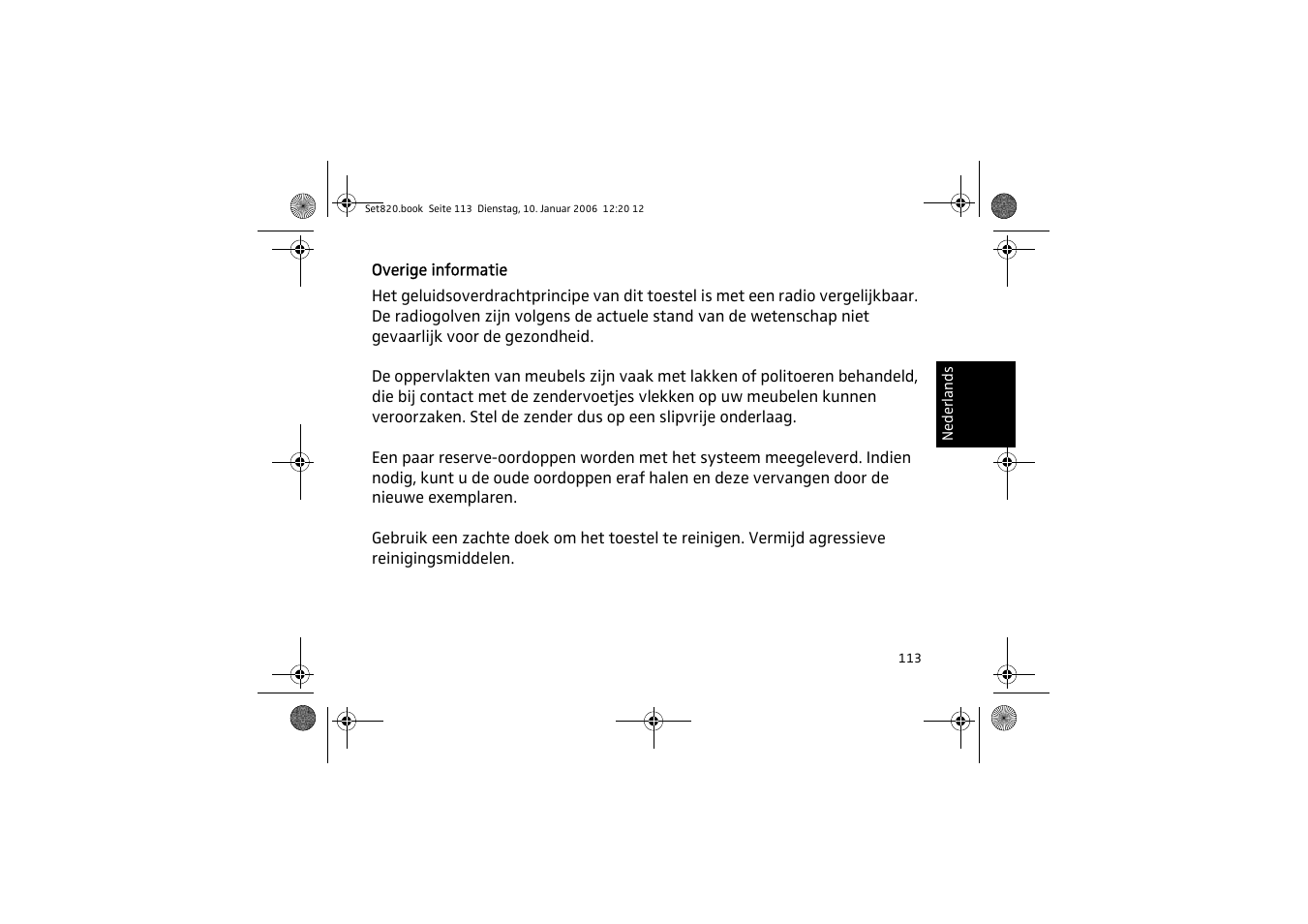 Sennheiser Set 820 User Manual | Page 113 / 148