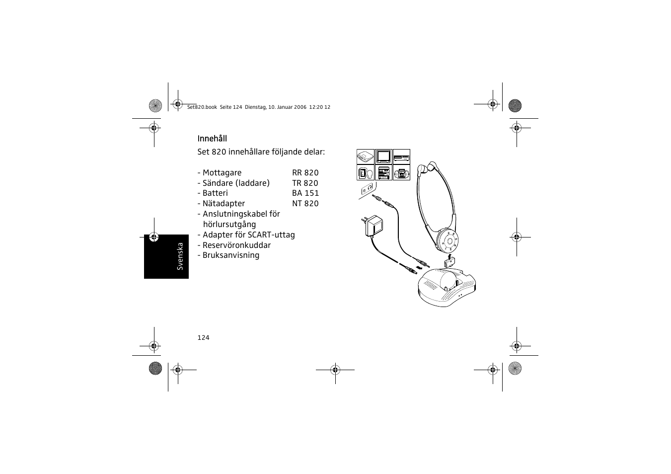 Sennheiser Set 820 User Manual | Page 124 / 148