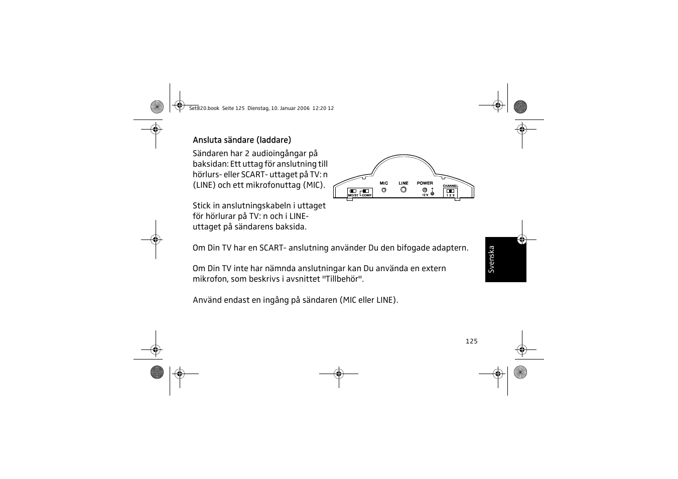 Sennheiser Set 820 User Manual | Page 125 / 148