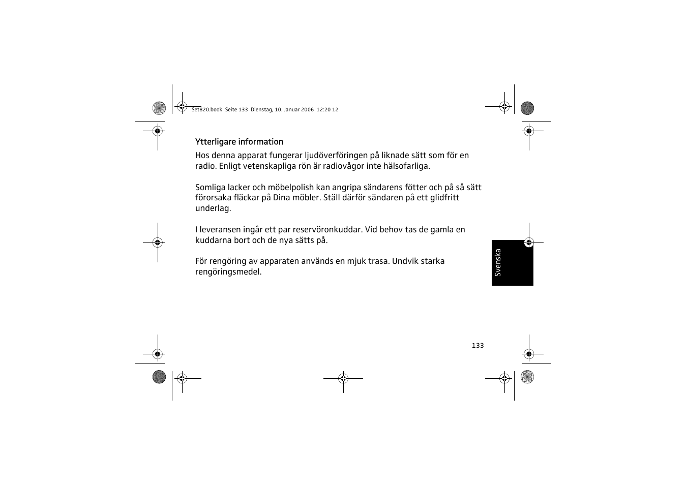 Sennheiser Set 820 User Manual | Page 133 / 148