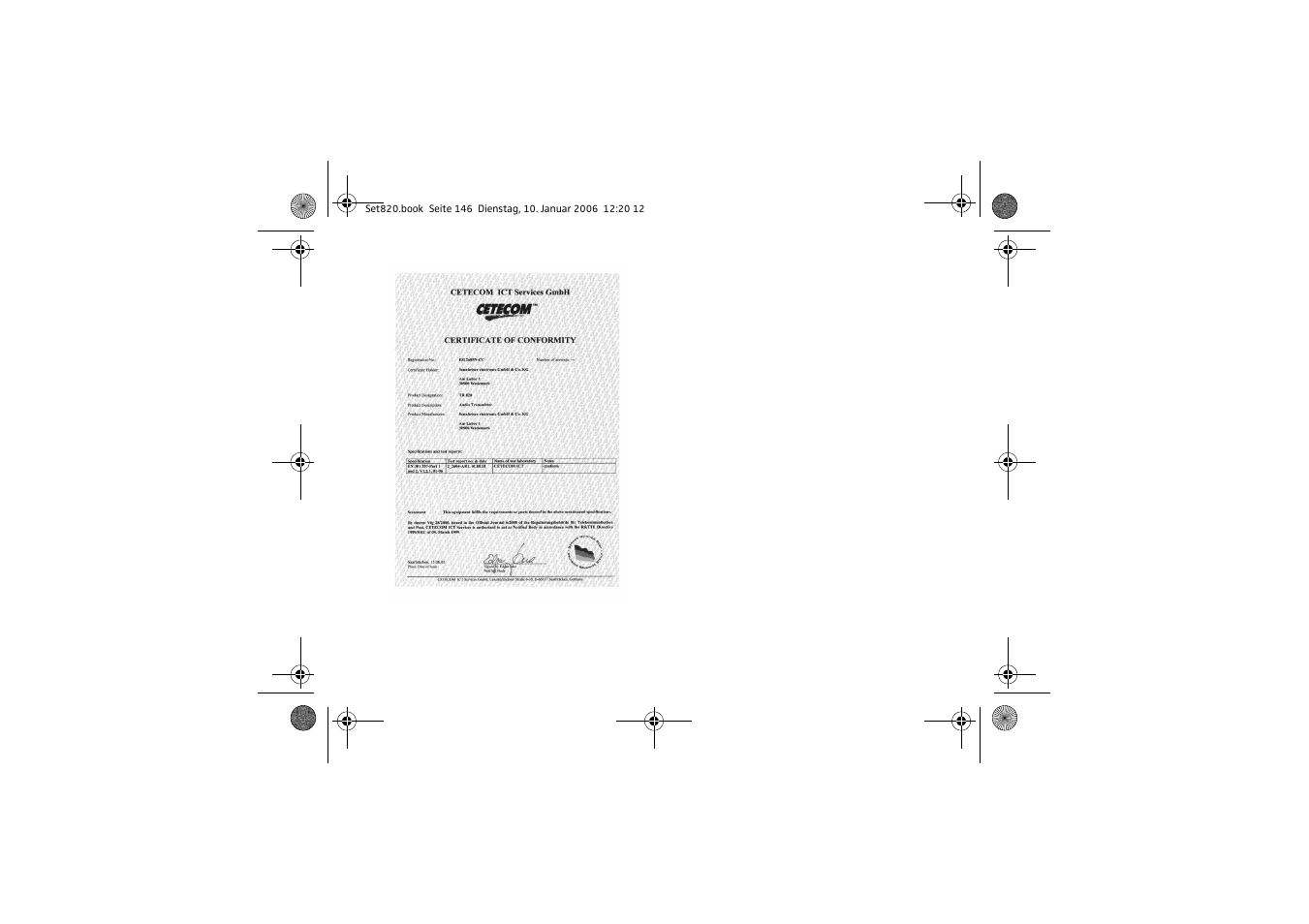 Sennheiser Set 820 User Manual | Page 146 / 148