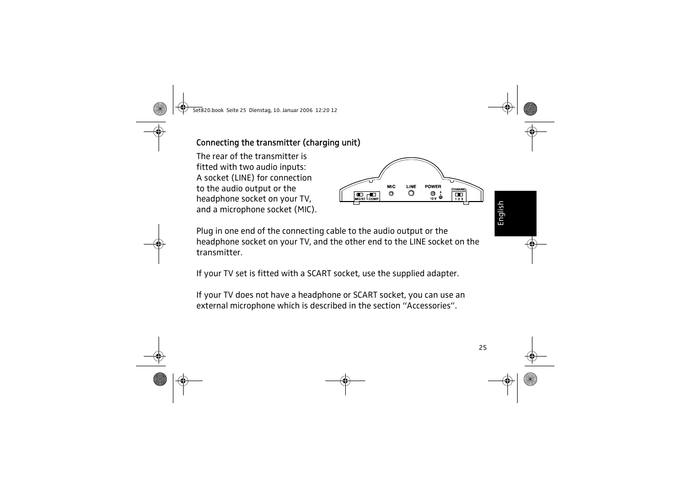 Sennheiser Set 820 User Manual | Page 25 / 148