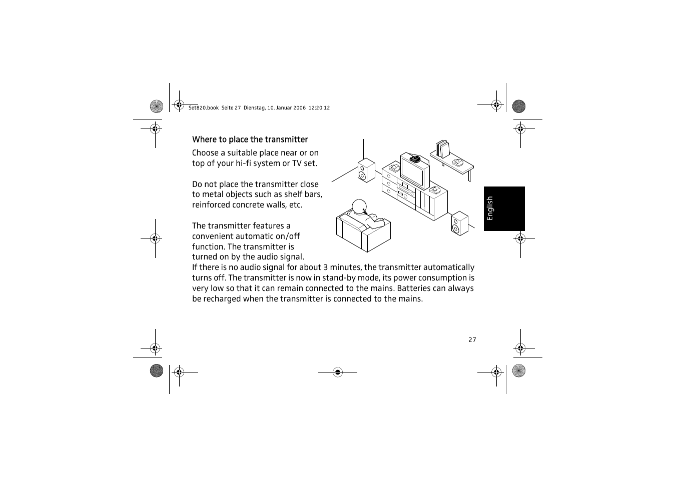 Sennheiser Set 820 User Manual | Page 27 / 148