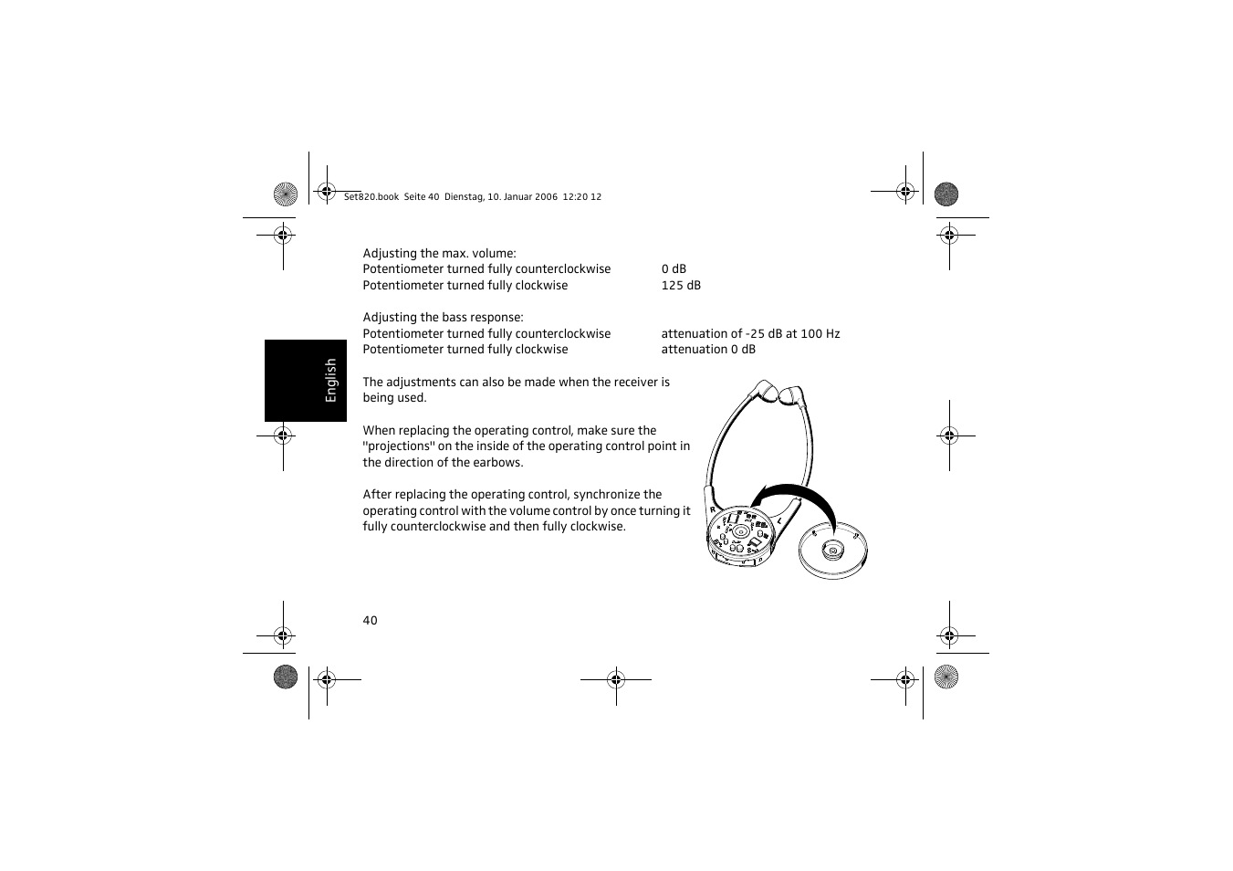Sennheiser Set 820 User Manual | Page 40 / 148