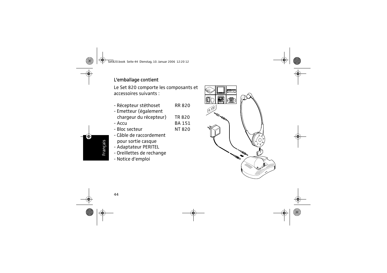 Sennheiser Set 820 User Manual | Page 44 / 148