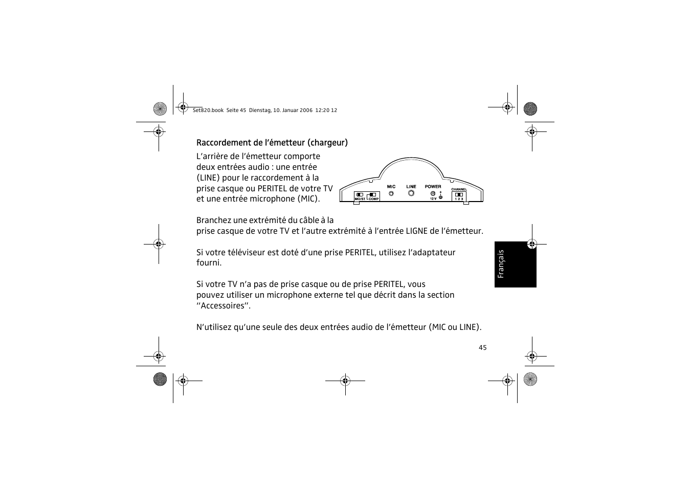 Sennheiser Set 820 User Manual | Page 45 / 148