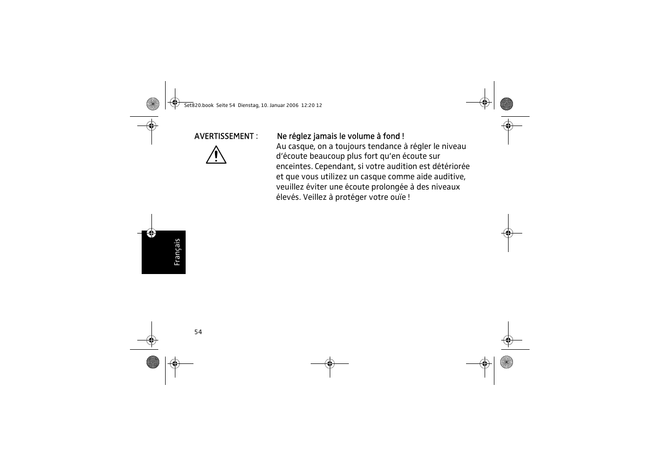 Sennheiser Set 820 User Manual | Page 54 / 148