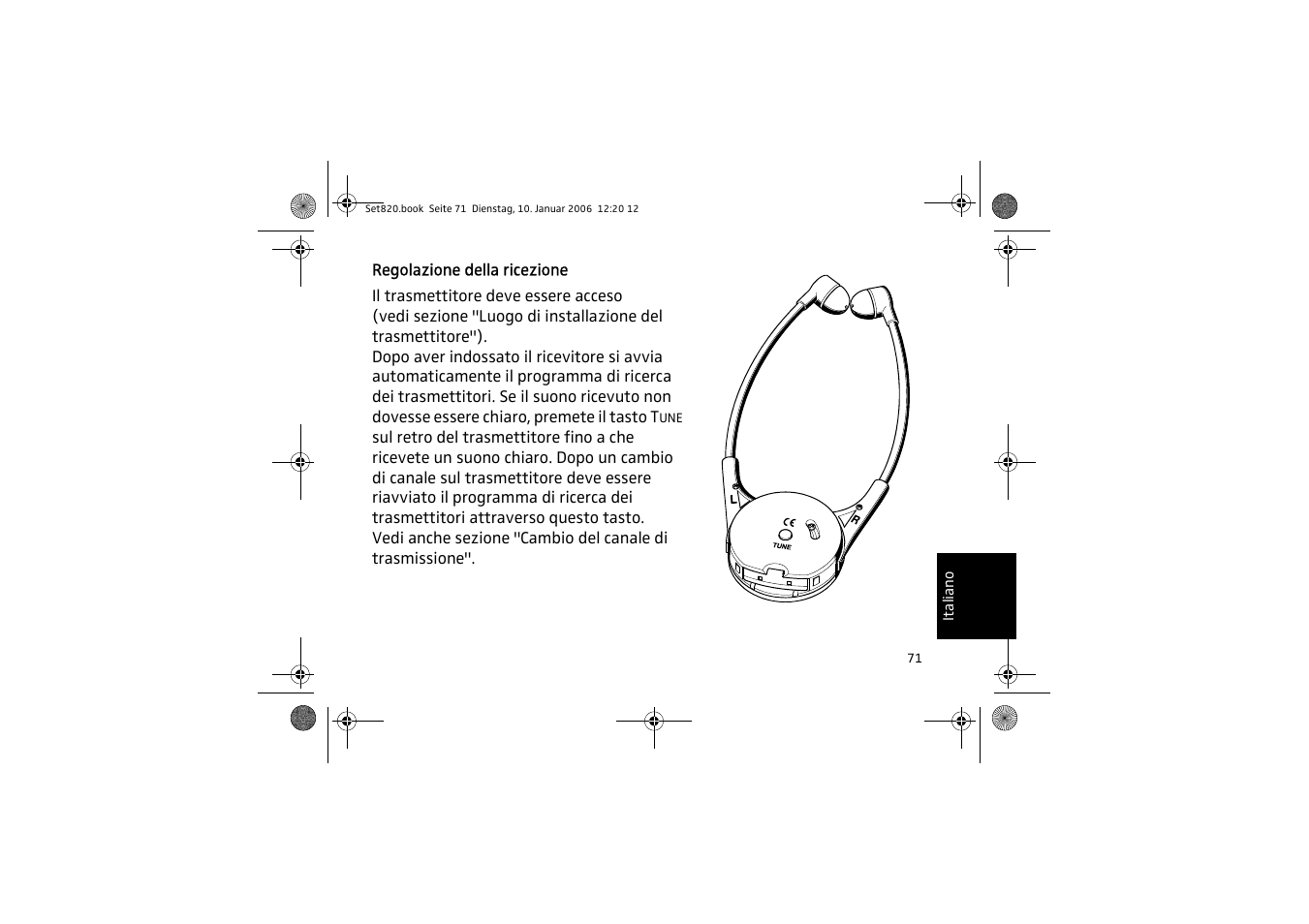 Sennheiser Set 820 User Manual | Page 71 / 148