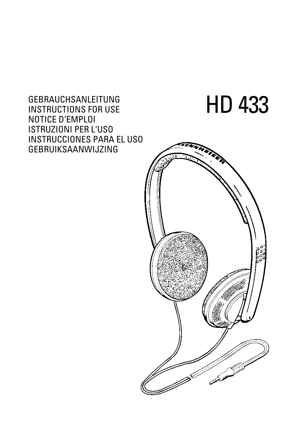 Sennheiser HD 433 User Manual | 8 pages