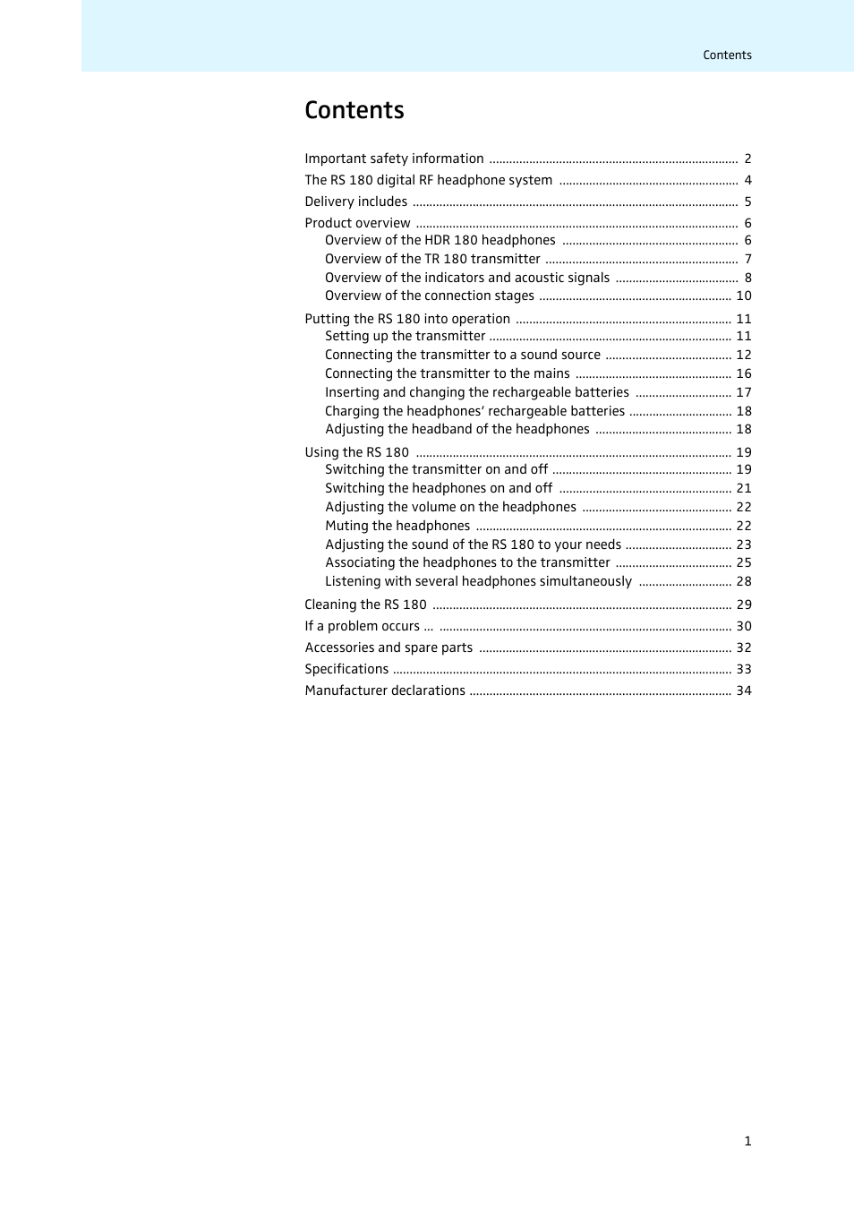 Sennheiser 502875 User Manual | Page 2 / 38