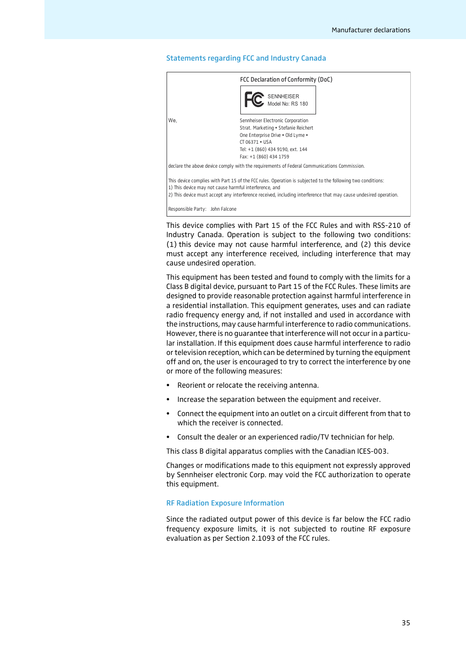 Sennheiser 502875 User Manual | Page 36 / 38