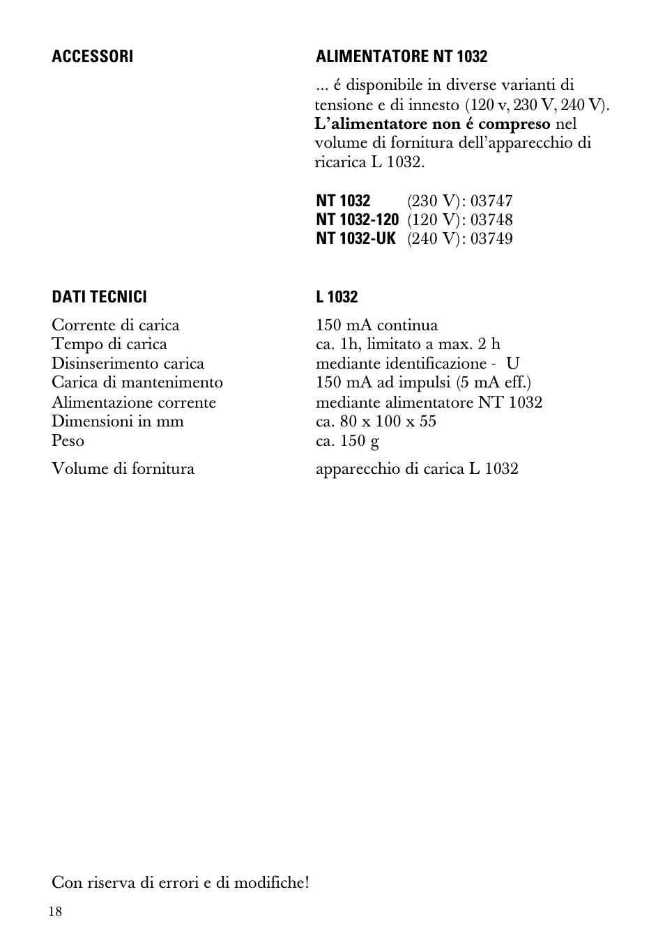 Sennheiser Double Charger L 1032 User Manual | Page 18 / 28