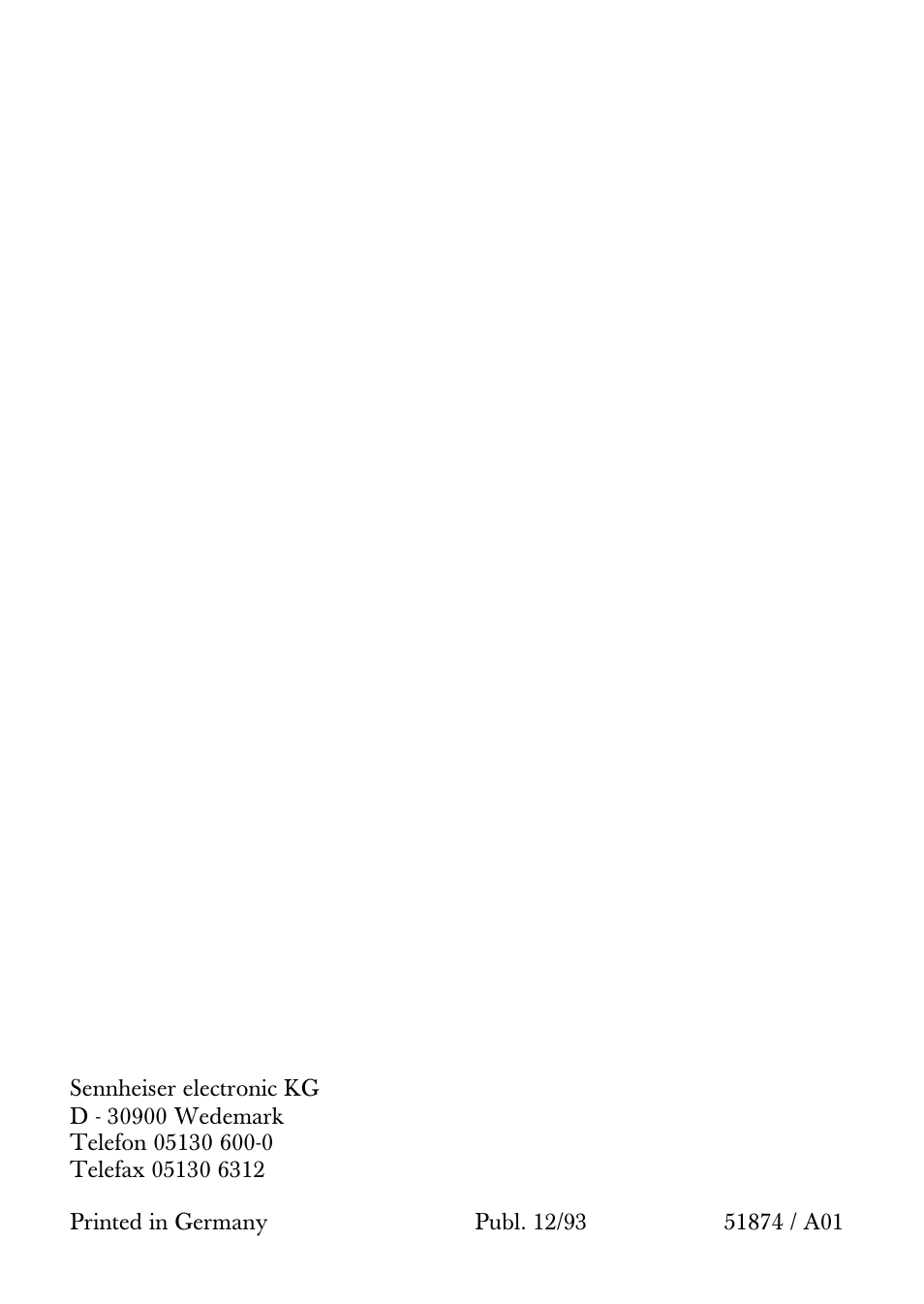 Sennheiser Double Charger L 1032 User Manual | Page 28 / 28