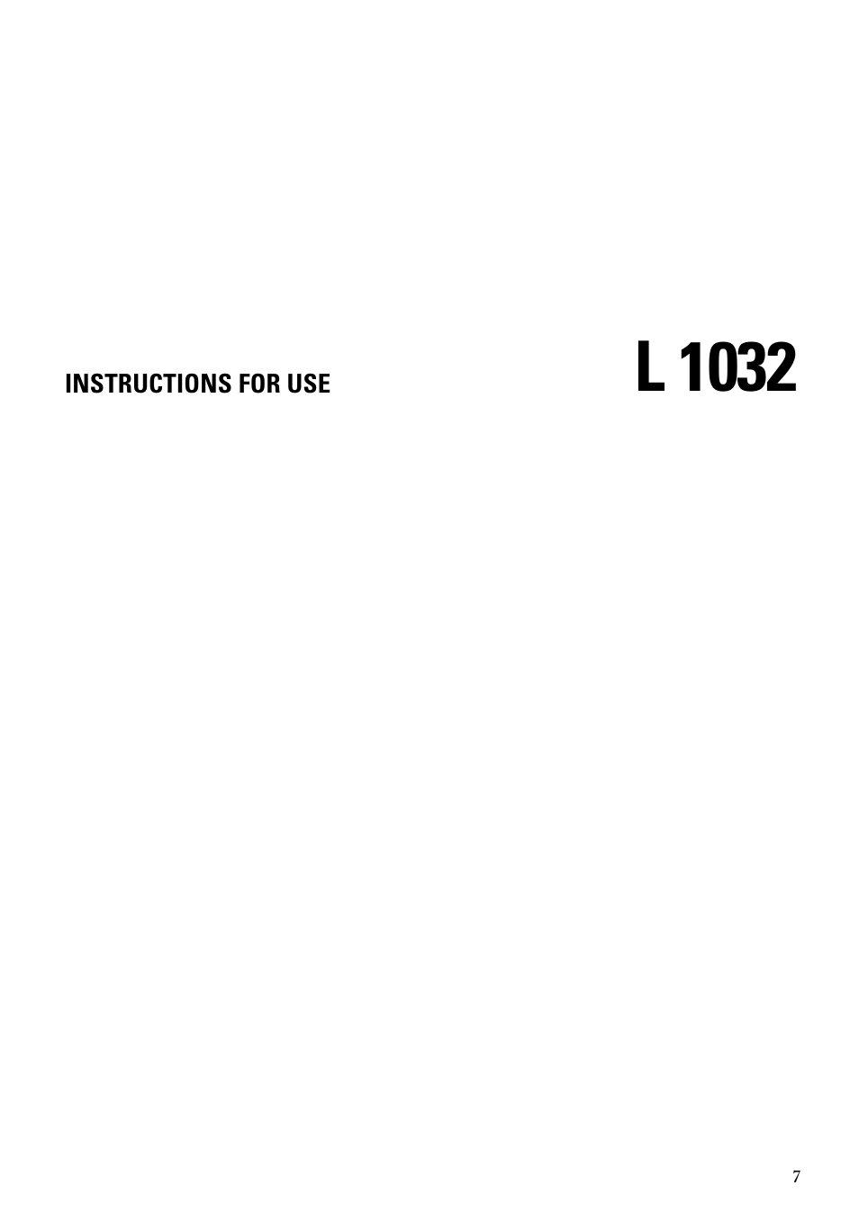 L 1032 | Sennheiser Double Charger L 1032 User Manual | Page 7 / 28