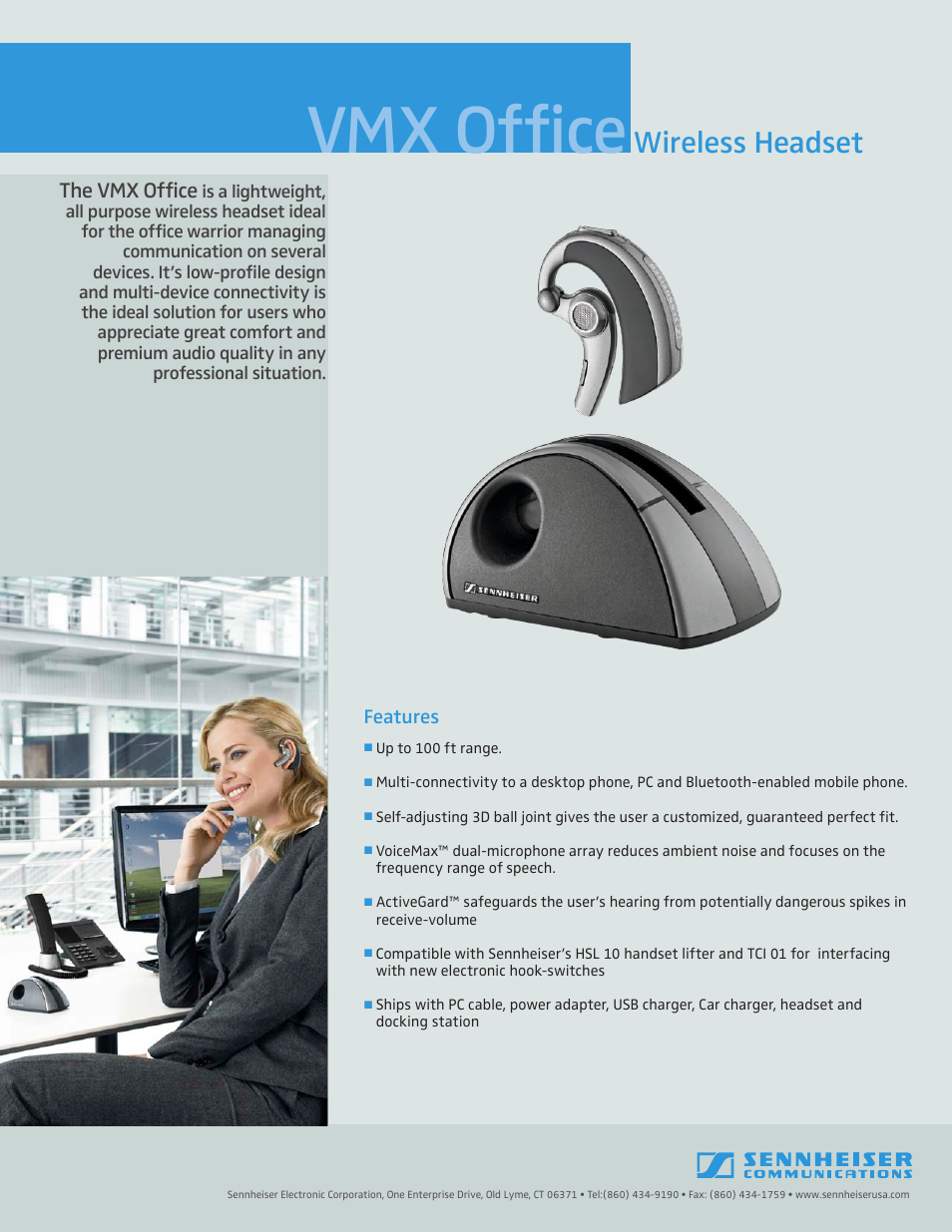 Sennheiser VMX OFFICE VMXOFFICE User Manual | 2 pages