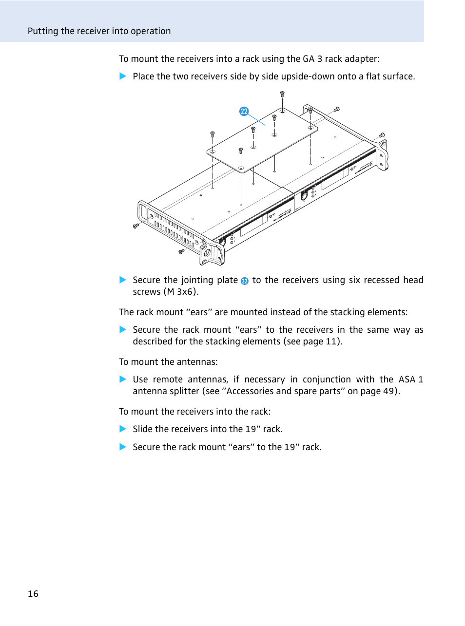 Sennheiser evolution wireless series EM 100 User Manual | Page 17 / 59