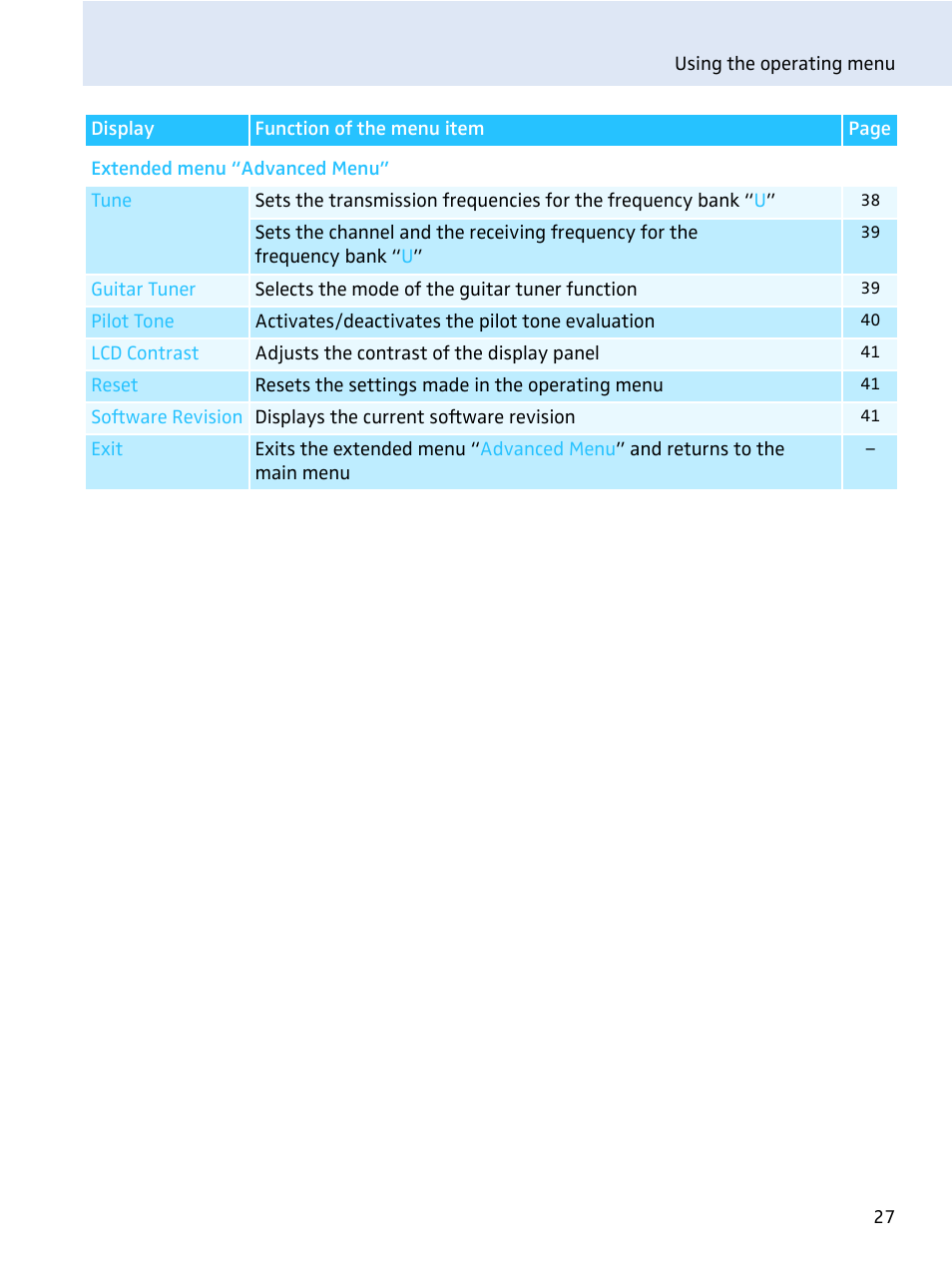 Sennheiser evolution wireless series EM 100 User Manual | Page 28 / 59
