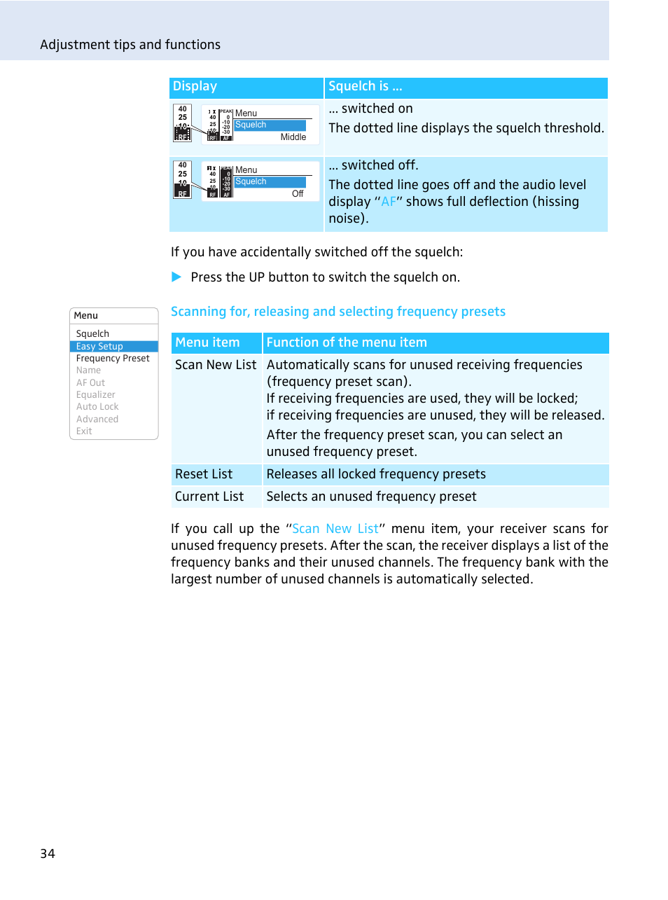 Sennheiser evolution wireless series EM 100 User Manual | Page 35 / 59
