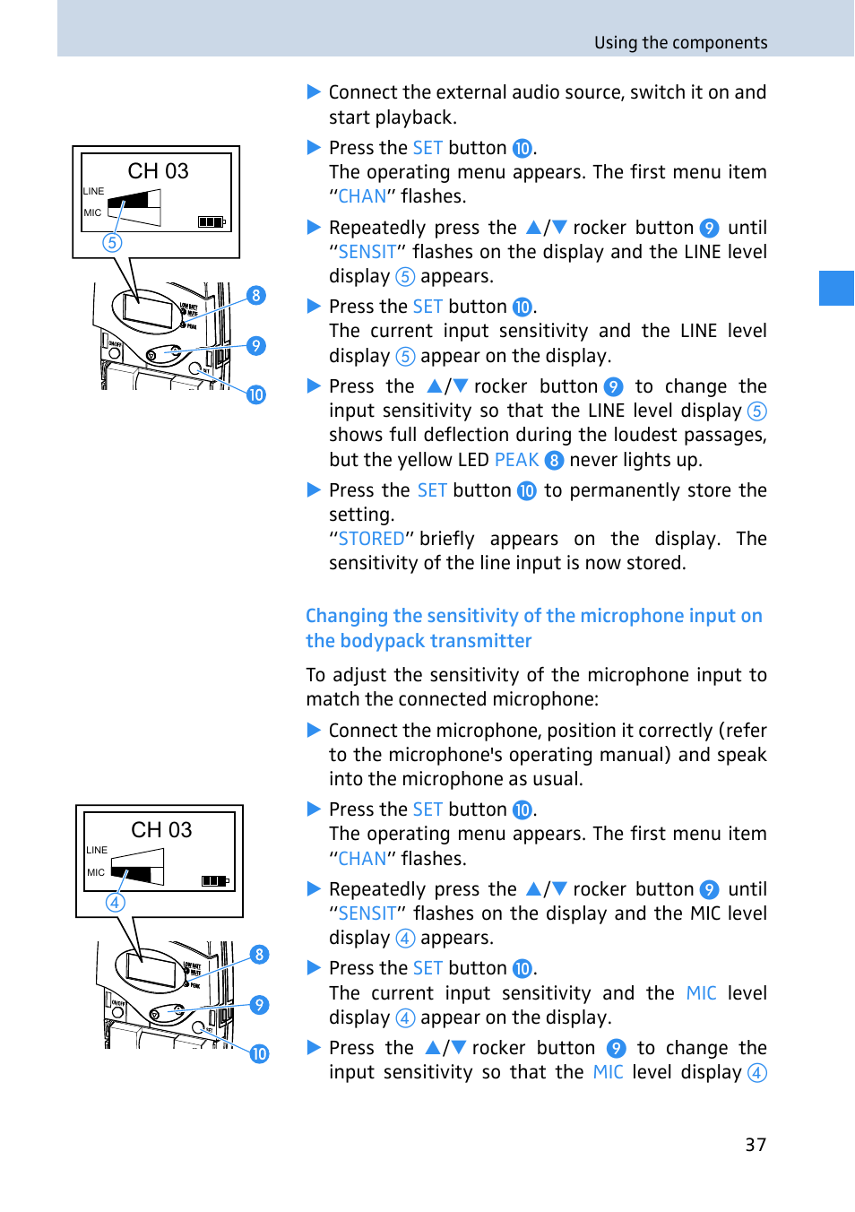 Sennheiser 2020 User Manual | Page 39 / 60