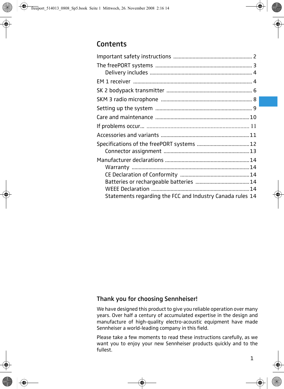Sennheiser Freeport User Manual | Page 2 / 16