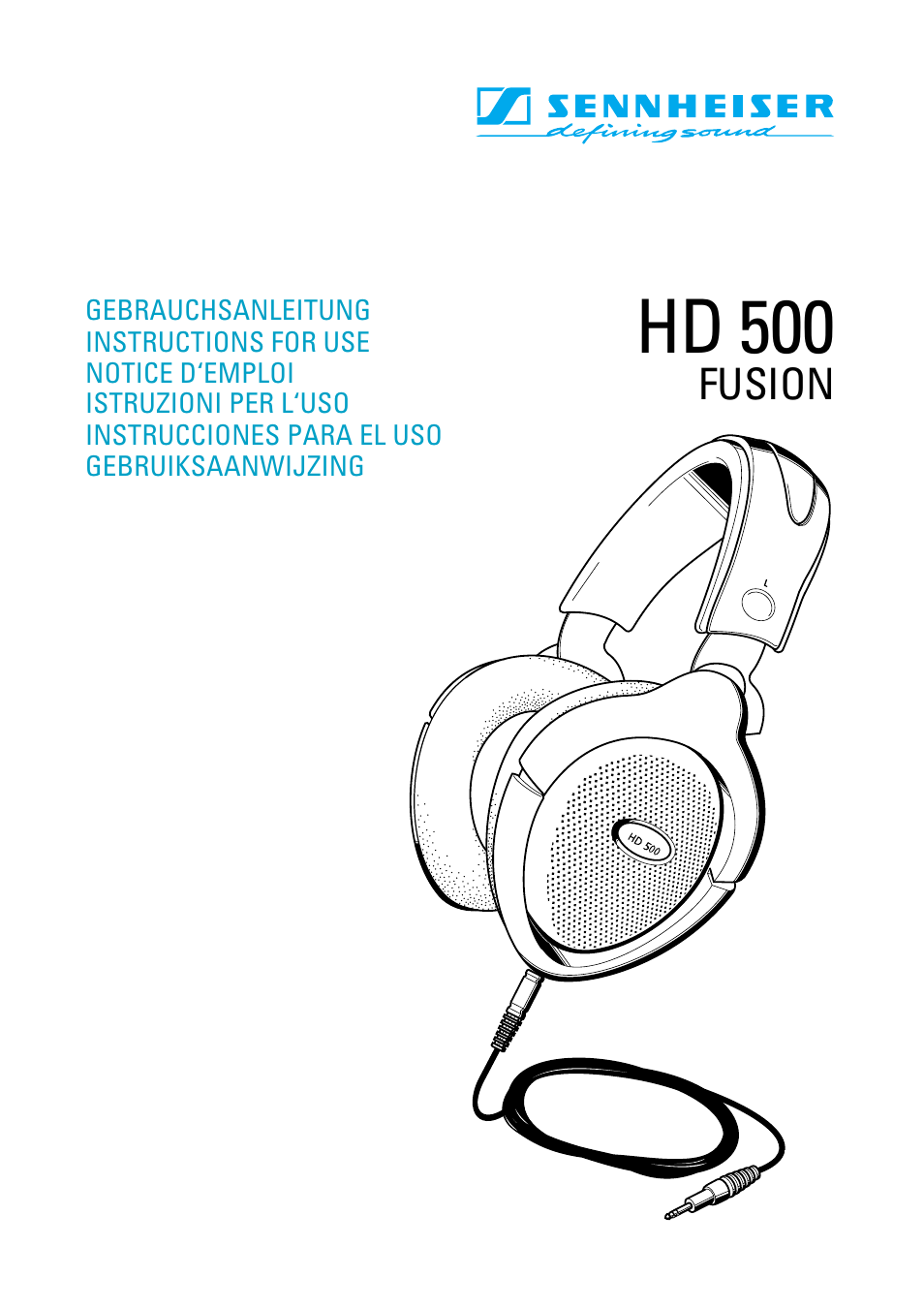 Sennheiser FUSION HD 500 User Manual | 8 pages