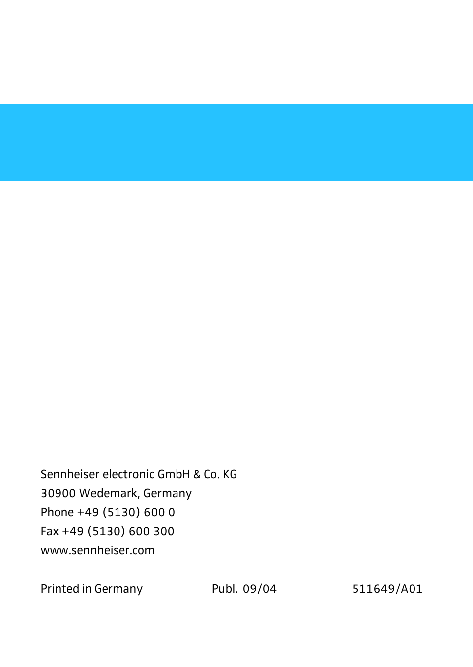 Sennheiser 602 User Manual | Page 10 / 10