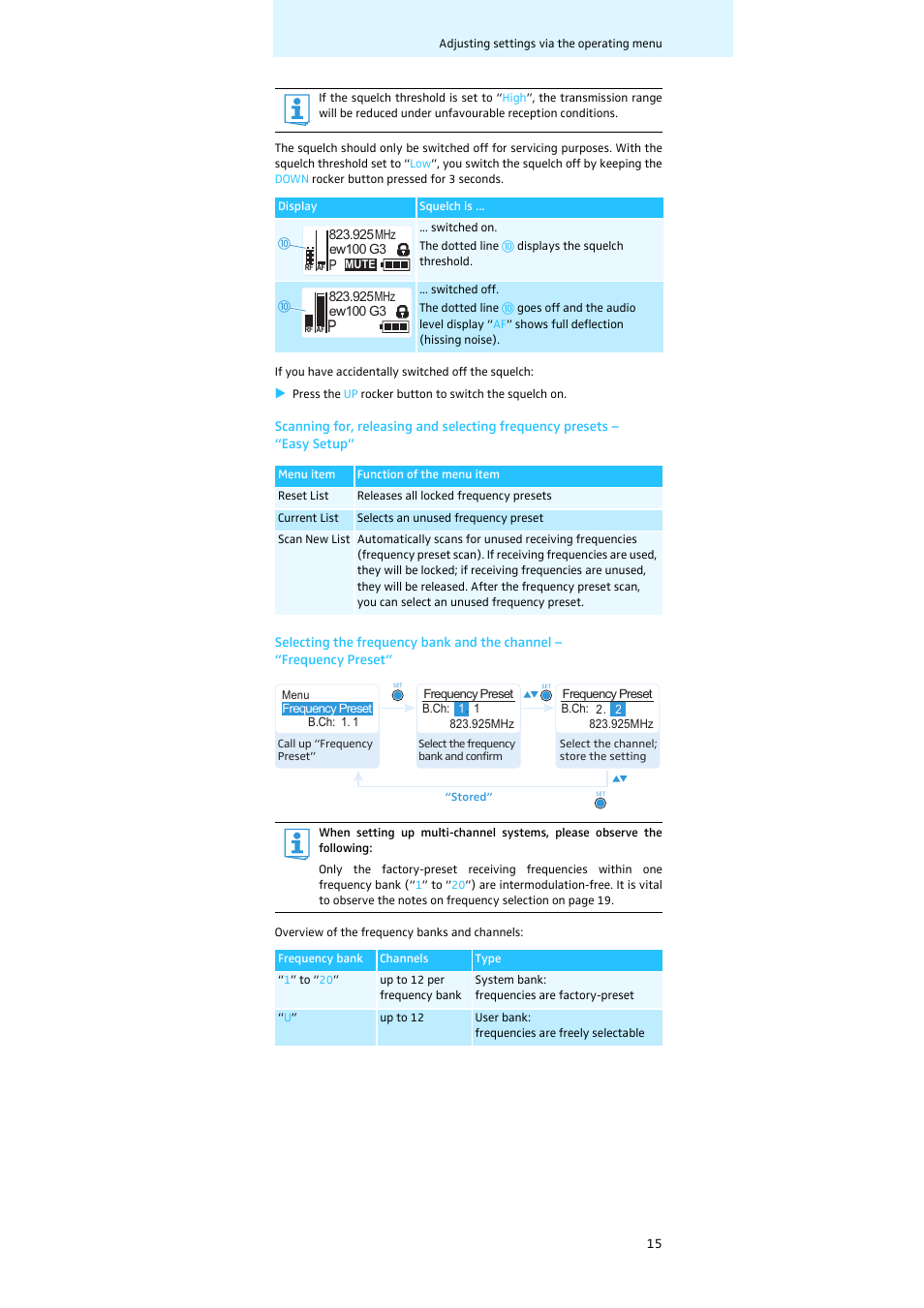 Sennheiser Diversity Receiver EK 100 G3 User Manual | Page 16 / 28