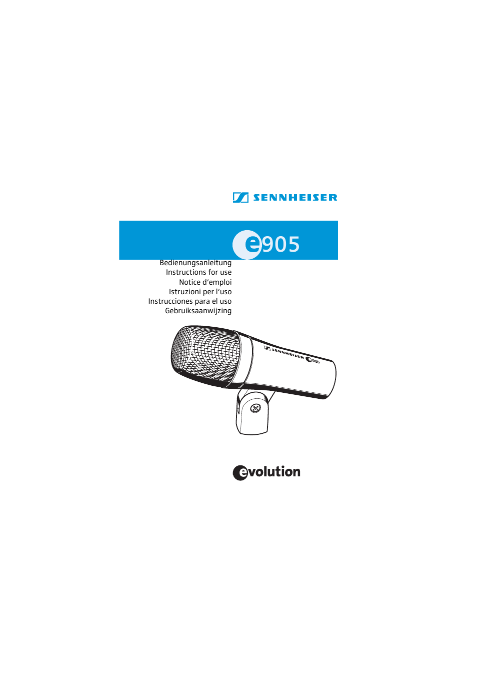 Sennheiser 905 User Manual | 40 pages