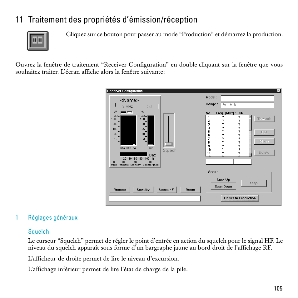11 traitement des propriétés d’émission/réception | Sennheiser S-MCD 3000 HP User Manual | Page 105 / 134