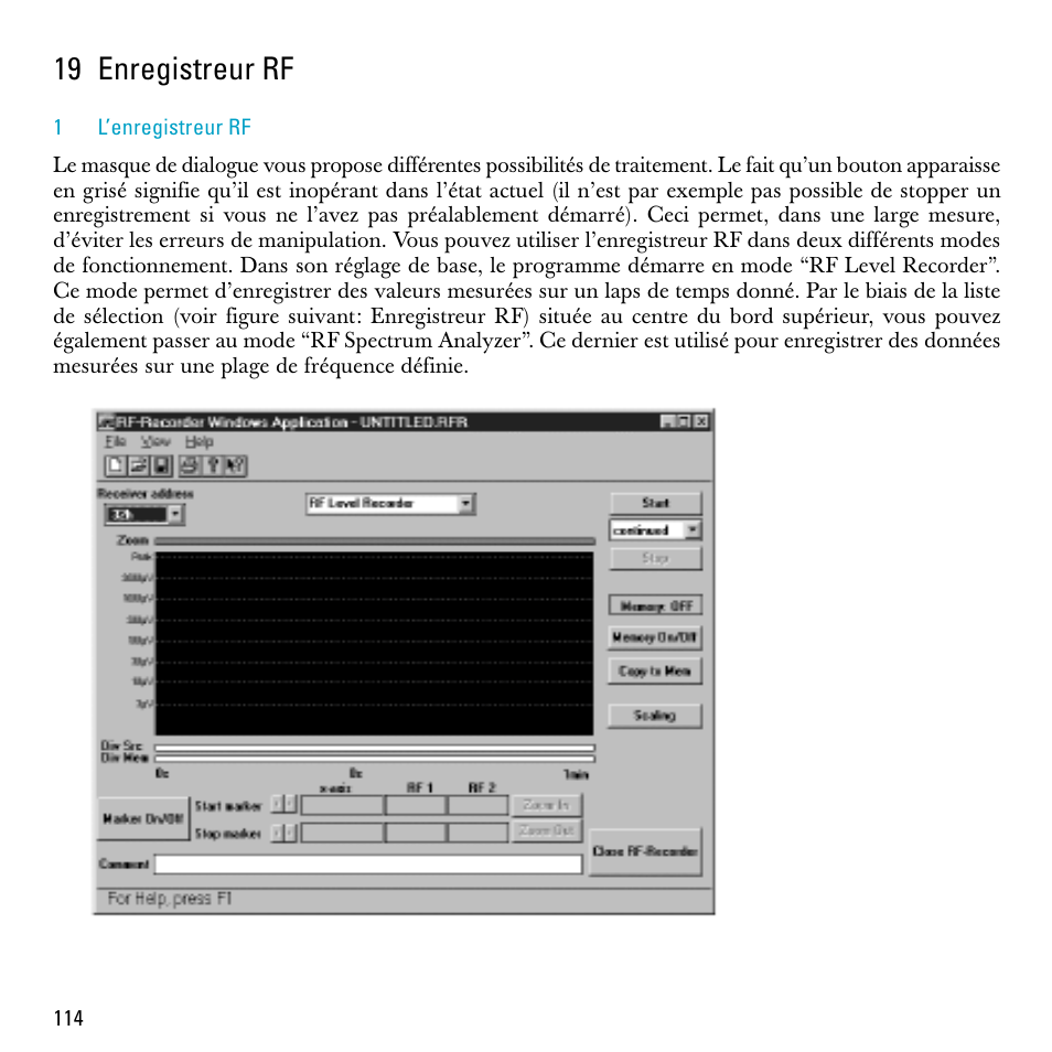 19 enregistreur rf | Sennheiser S-MCD 3000 HP User Manual | Page 114 / 134