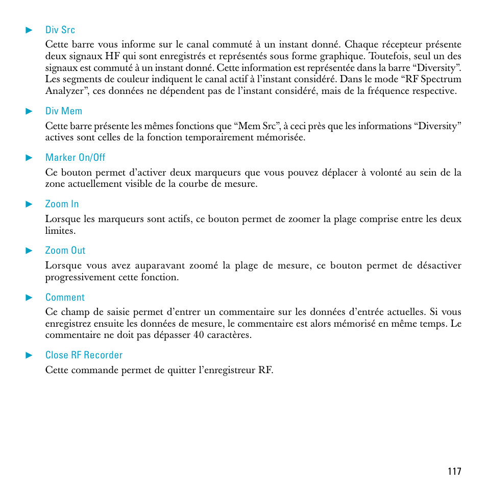 Sennheiser S-MCD 3000 HP User Manual | Page 117 / 134