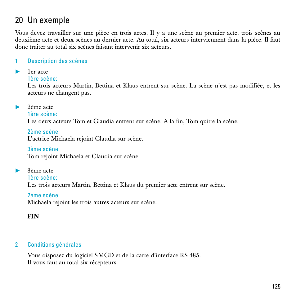 20 un exemple | Sennheiser S-MCD 3000 HP User Manual | Page 125 / 134