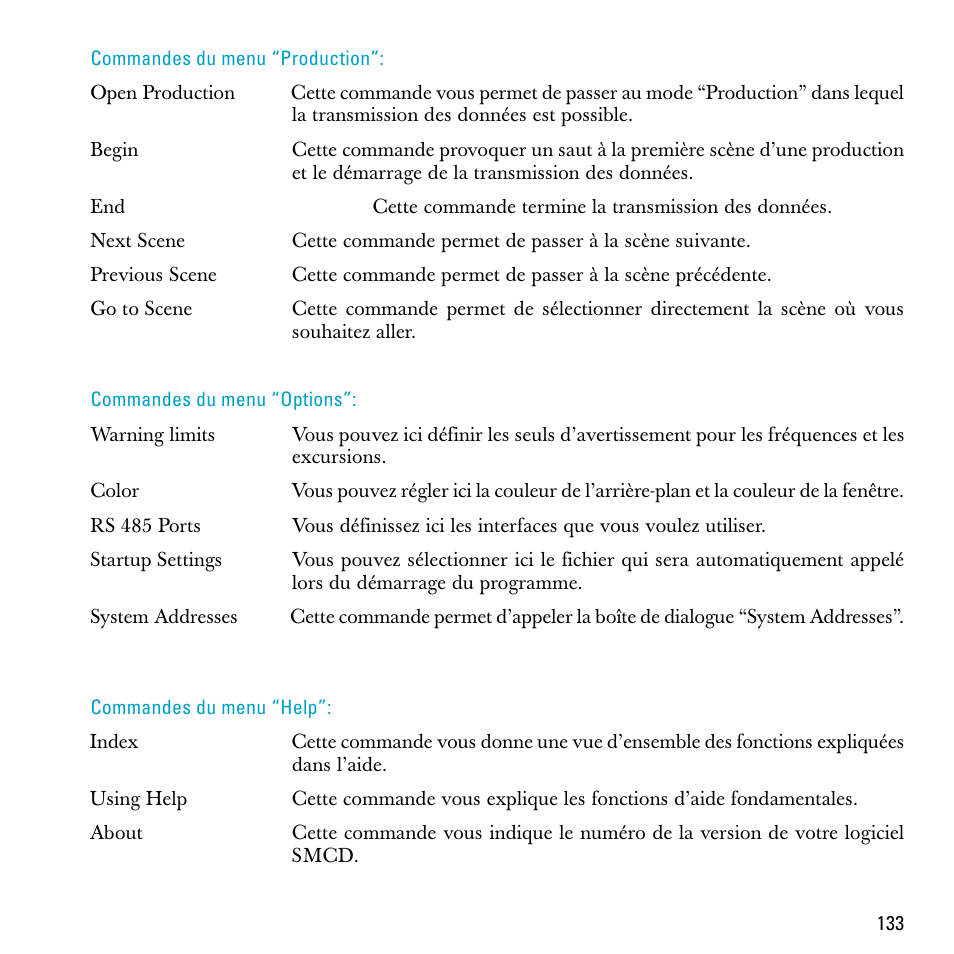 Sennheiser S-MCD 3000 HP User Manual | Page 133 / 134