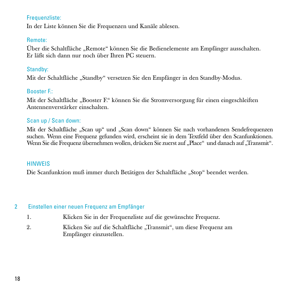 Sennheiser S-MCD 3000 HP User Manual | Page 18 / 134