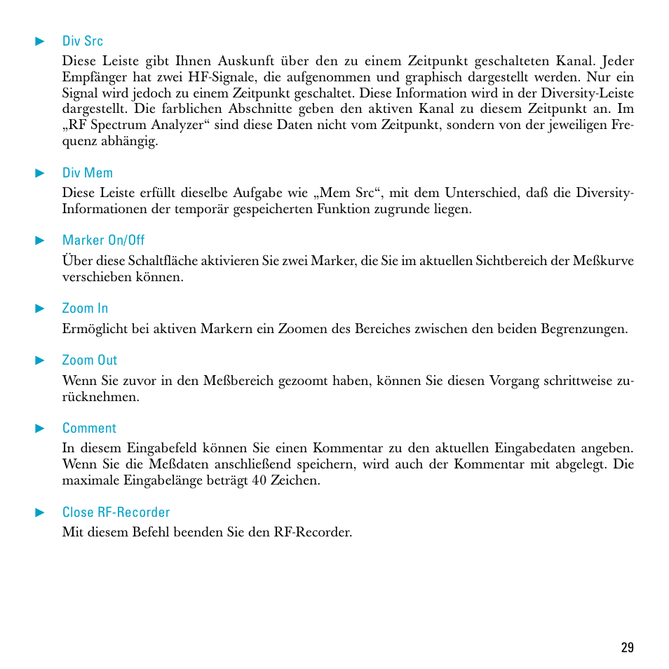 Sennheiser S-MCD 3000 HP User Manual | Page 29 / 134