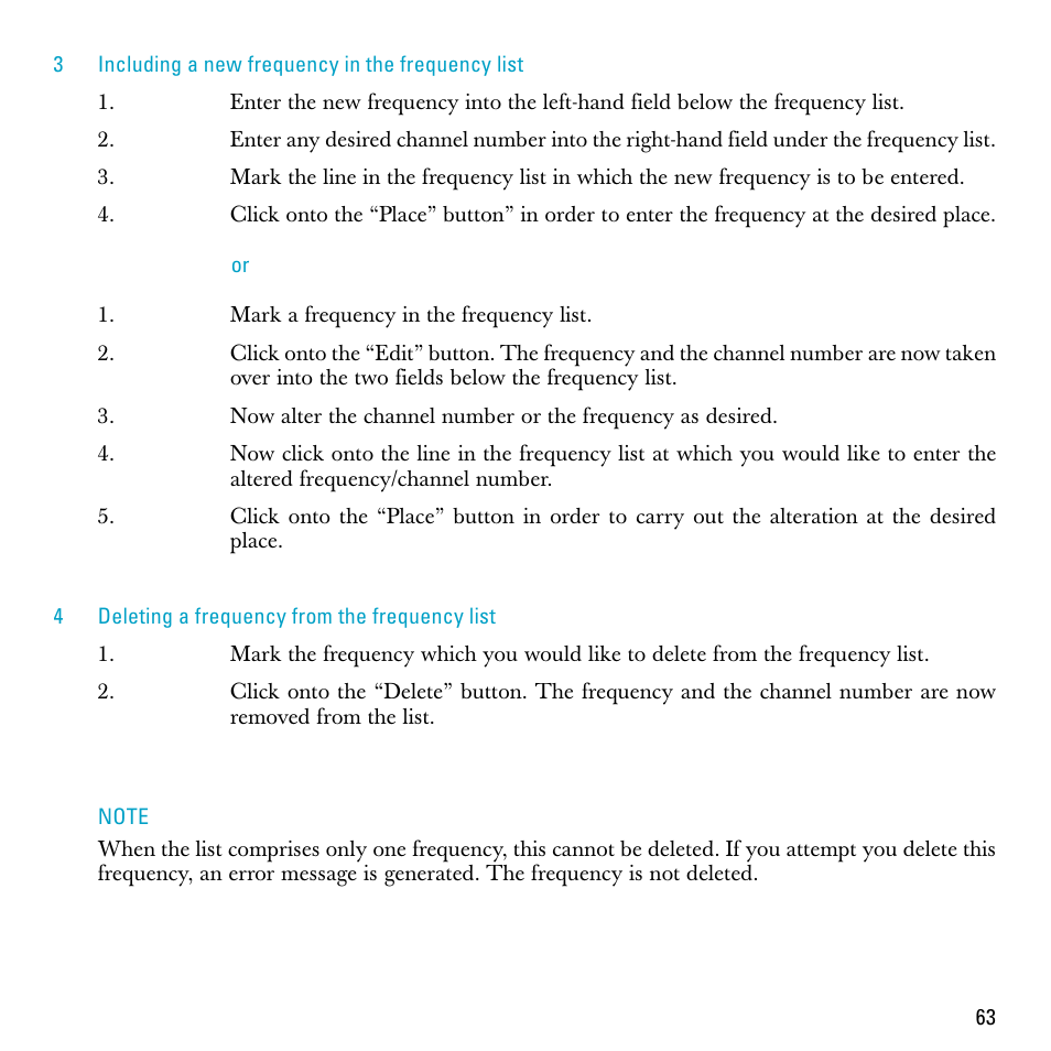 Sennheiser S-MCD 3000 HP User Manual | Page 63 / 134