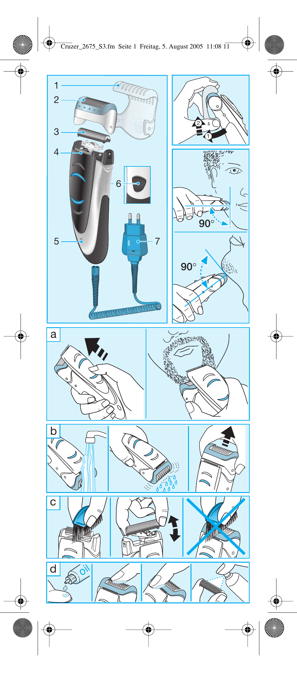 Ac d | Braun 2675 User Manual | Page 3 / 50