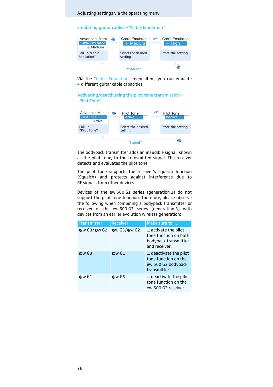 Sennheiser SK 500 G3 User Manual | Page 27 / 42