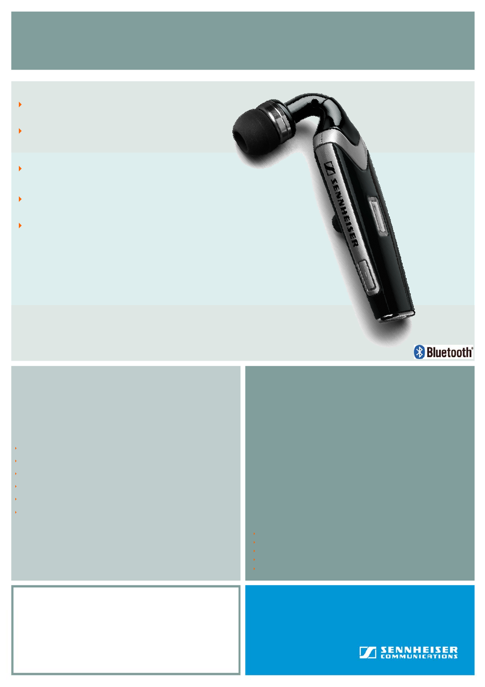 Sennheiser FLX 70 User Manual | 1 page