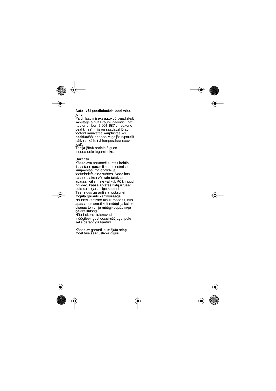 Braun 1508 User Manual | Page 20 / 37